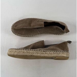 Vince Suede Espadrille‎ Casual Slip-On Loafers in Brown Size 7